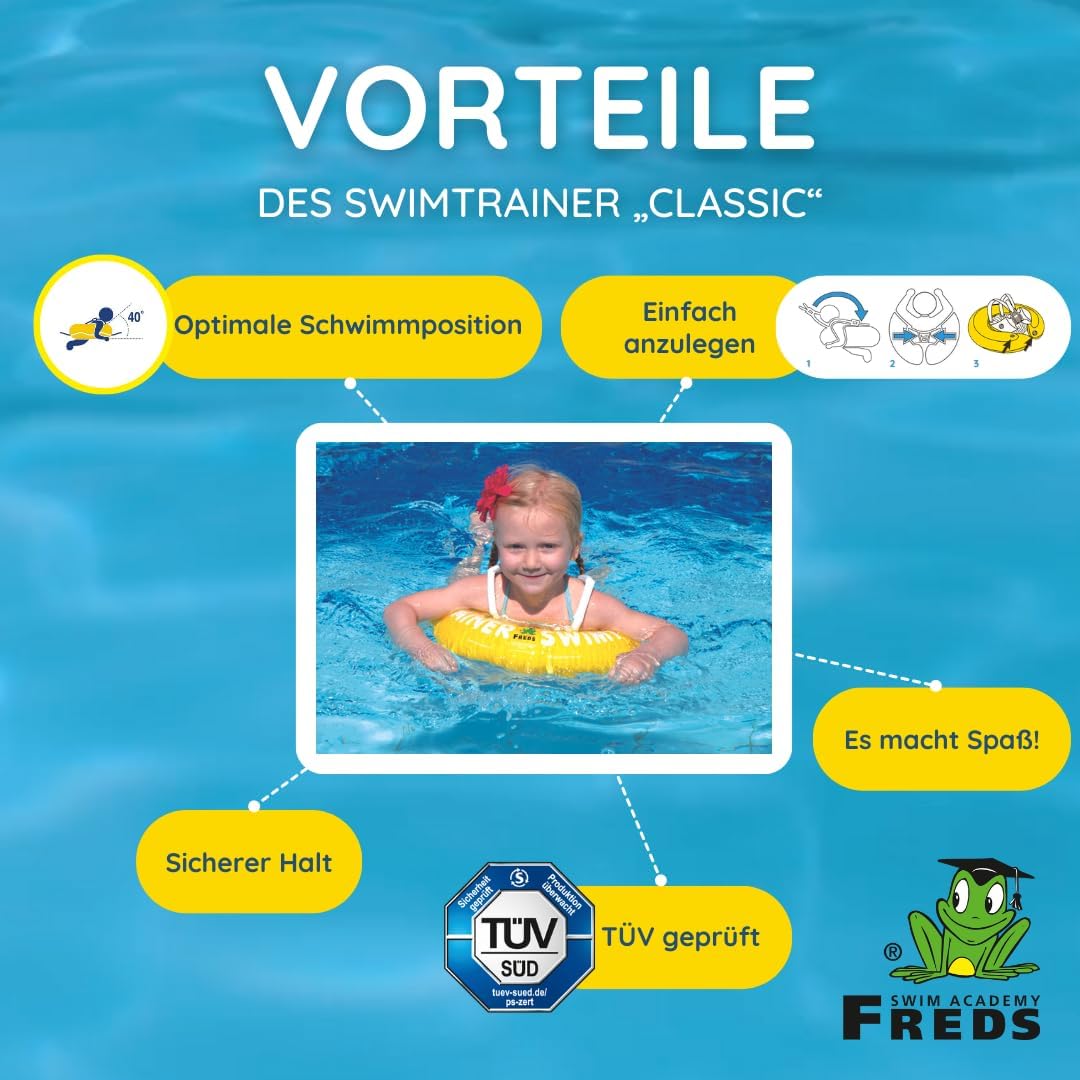 FREDS SWIM ACADEMY - Sets (STR Gelb + Pumpe), STR Gelb + Pumpe
