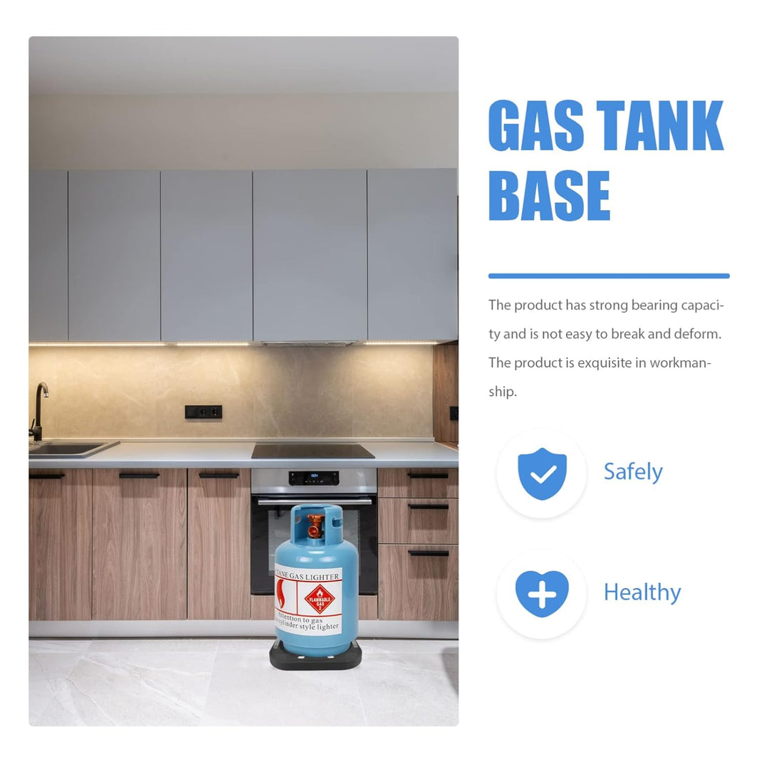 BESTonZON Gasbeh?lter Fach Gasflasche Basis Propan Tank Feste Tablett Unterst¨¹tzung Gas Tank Gas Ta