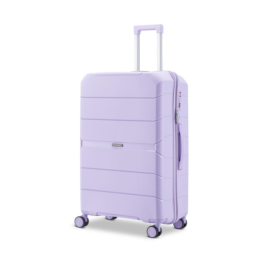 Urban Adventurer Koffer gross 110L – Violett – Hartschalenkoffer XXL mit Zahlenschloss &amp; 4 Rollen Vi