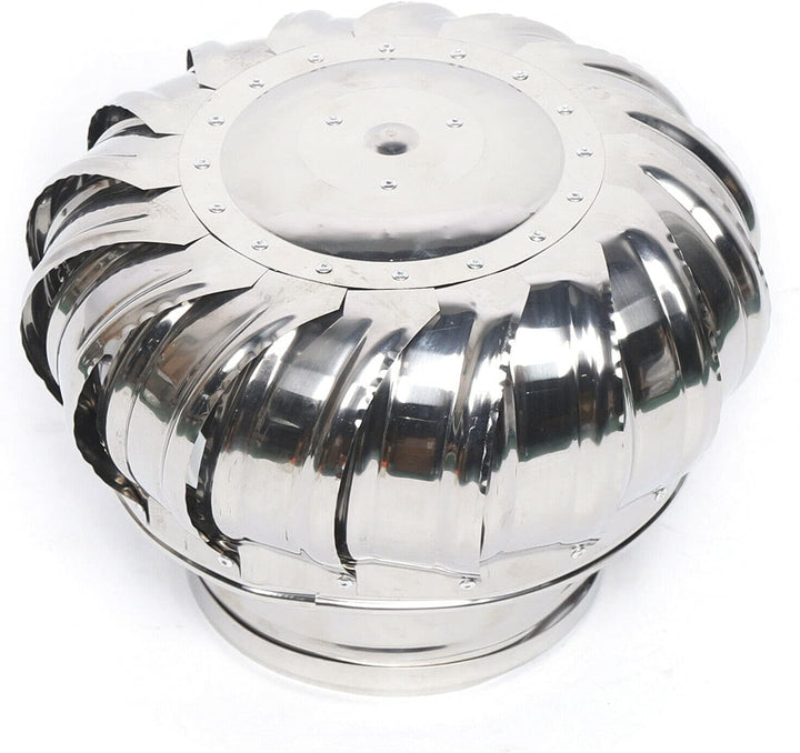 Schornsteinaufsatz Lüftungsaufsatz Edelstahl Drehbarer Kugelaufsatz 160 mm Turbo Kaminaufsatz für In