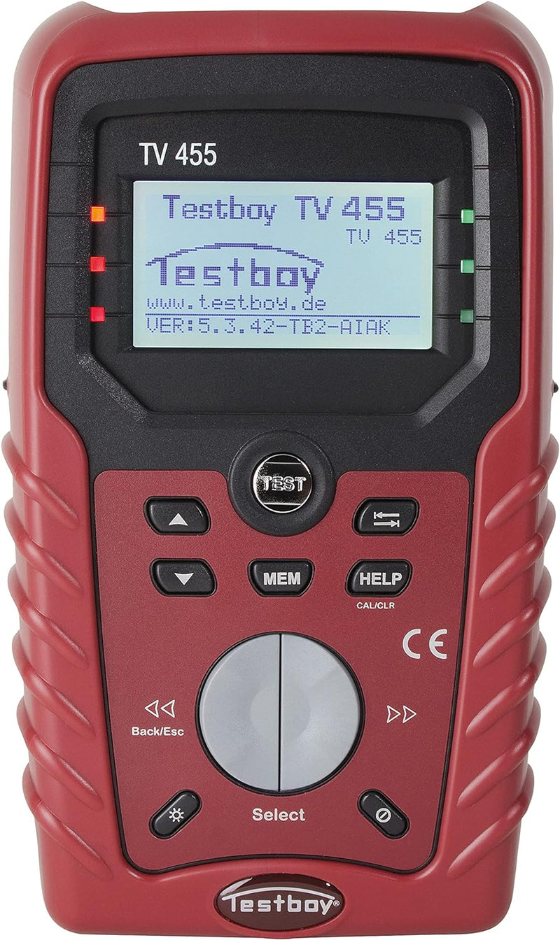 Testboy TV 455 DIN VDE 0100-600 Installationstester (USB-Schnittstelle und PC-Software, integrierte