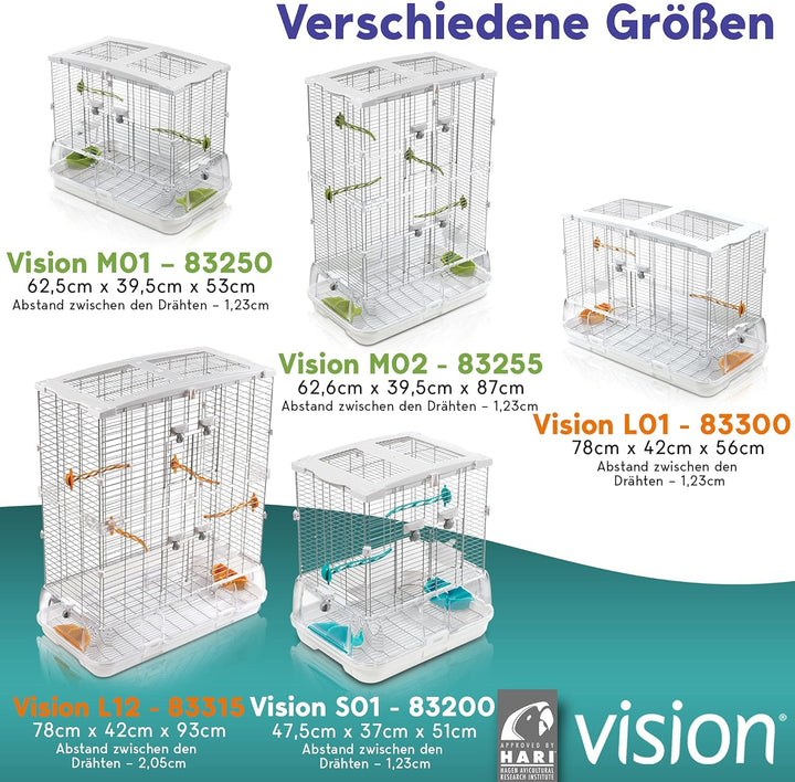 Vision II Model S01 Vogelheim, Vogelkaefig, klein, S01