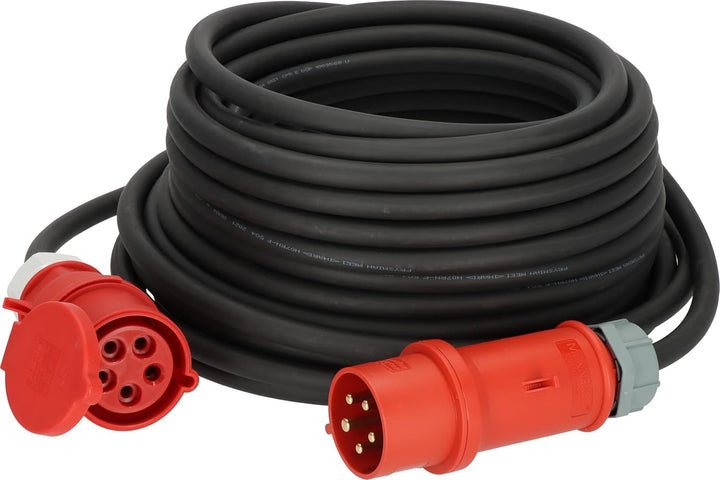Brennenstuhl CEE Verlängerungskabel mit Phasenwender IP44 (10m Kabel, H07RN-F 5G4,0, 5-polig mit CEE