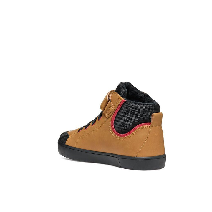Geox Jungen J Gisli Boy C Sneaker 33 EU Braun, 33 EU Braun