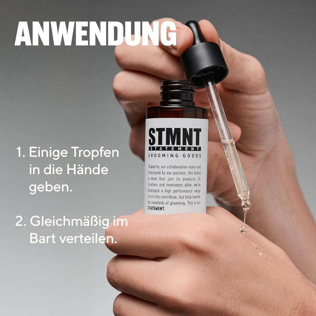 STMNT STATEMENT GROOMING GOODS Beard Oil 50ml | Feuchtigkeitsspendendes Bartöl aus natürlichen Ölen