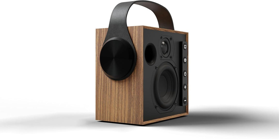 Morel Biggie HiFi Lautsprecher kabellos Bluetooth Speaker mit DSP Sound 2-Wege Bassreflex System kom