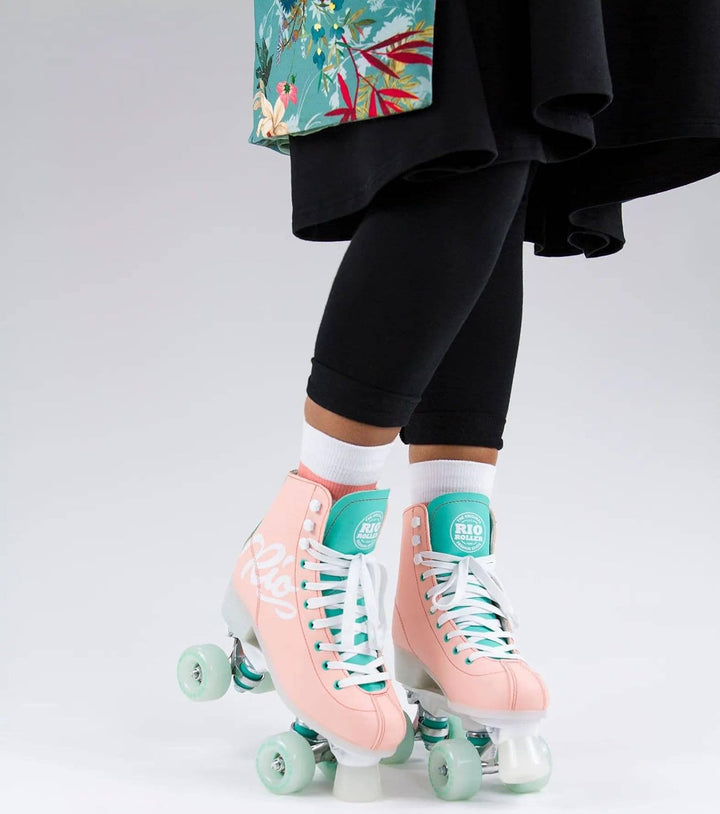 Rio Roller Script Rollschuh 2018 Peach/Green 38 EU, 38 EU