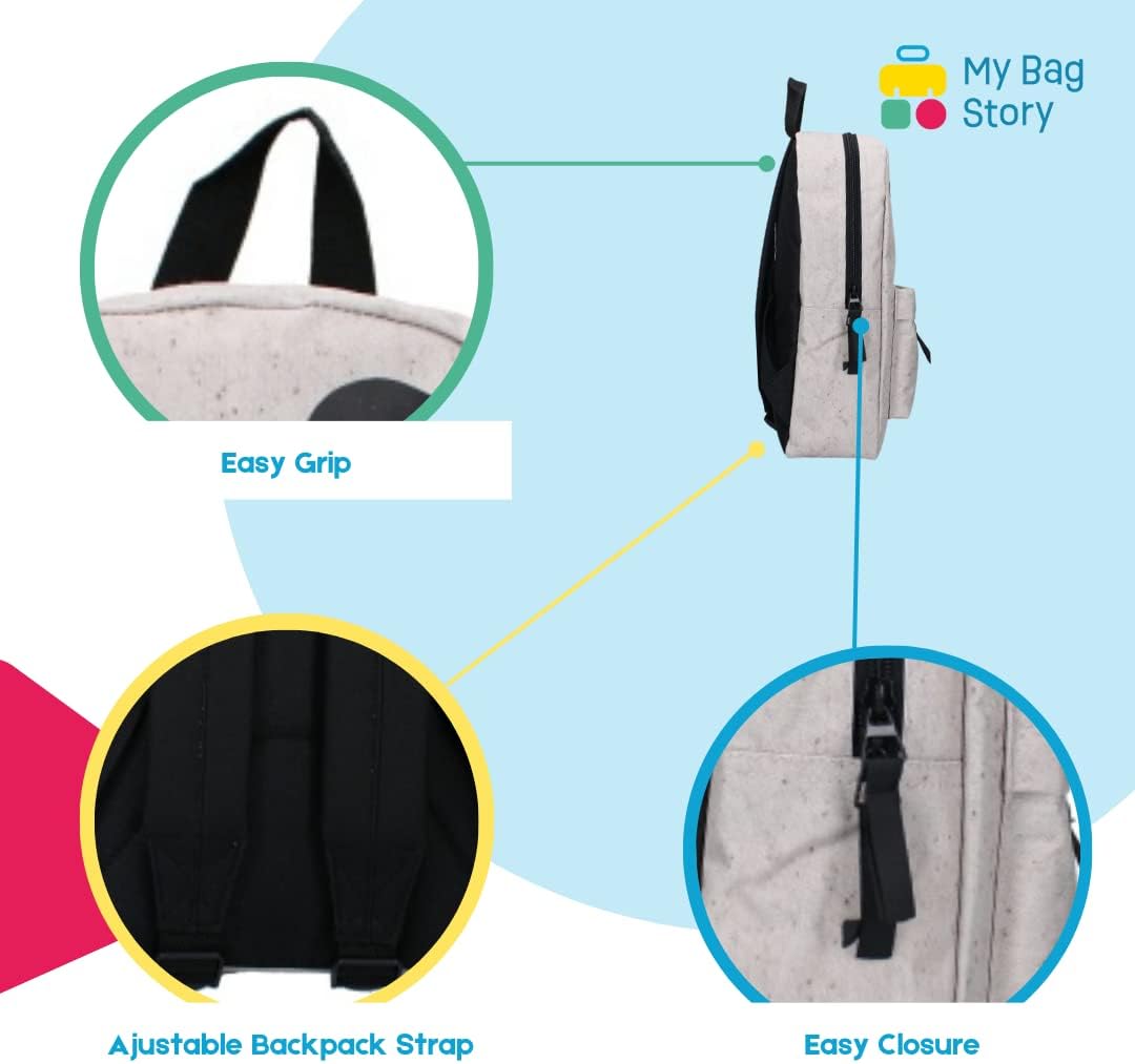 mybagstory - Rucksack – Mickey Mouse – Grau – Disney – Kinder – Schule – Kindergarten – Kindergarten