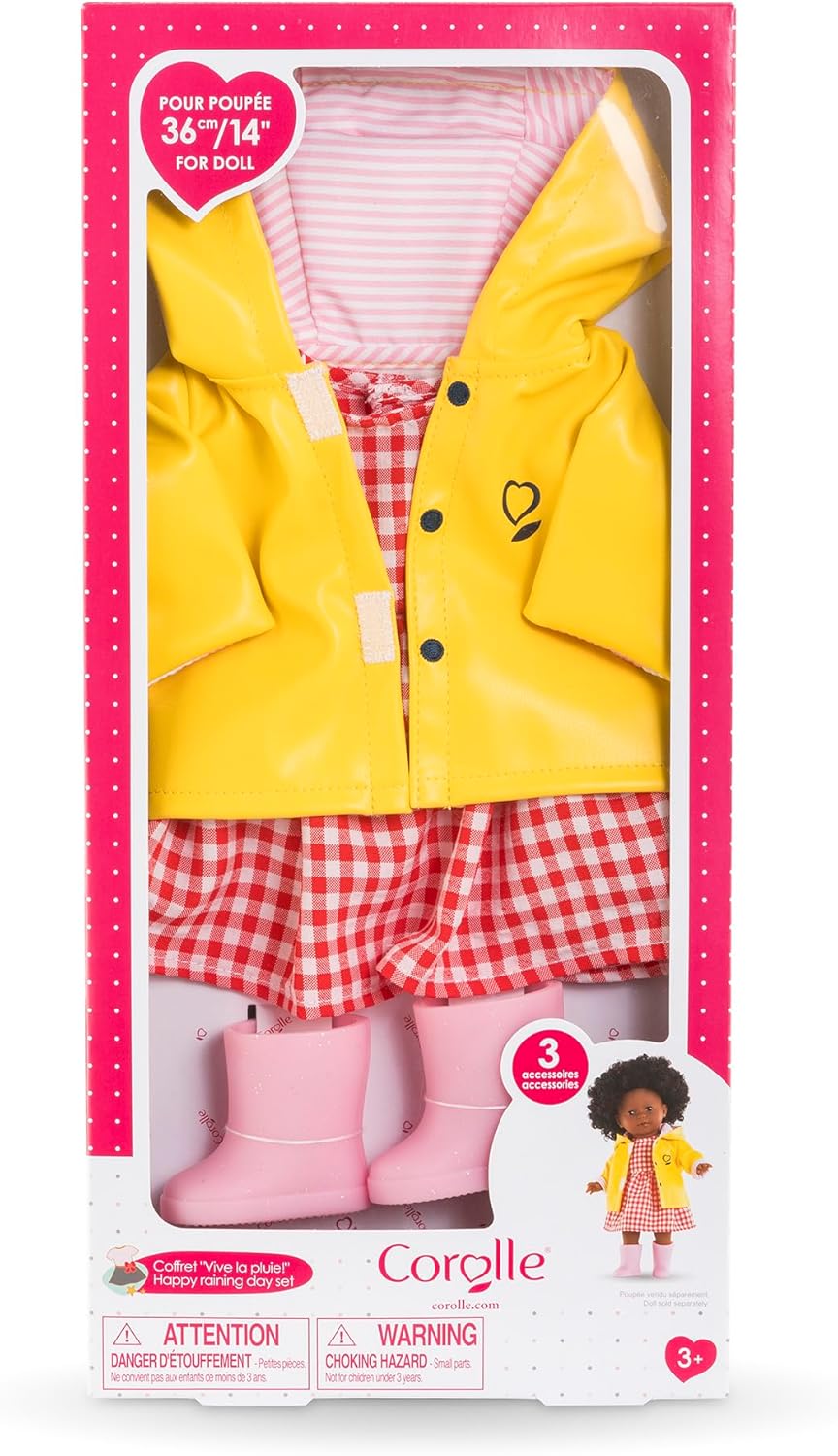 Corolle - Vive La Raie 9000213090 Puppenkleidung Ma 36 cm, ab 3 Jahren