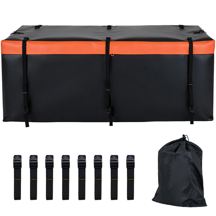 SOARS Heckbox für Anhängerkupplung, 550L Auto Hintere Gepäcktasche aus PVC mit verstärkten Riemen &amp;