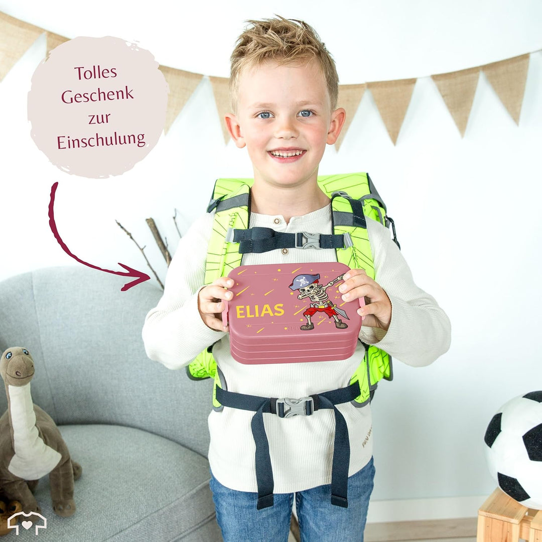 Bento Box Midi Lunchbox für Mepal Bentobox - Pirat - Piraten Brotdose Kinder | Dab Piraten Skelett D