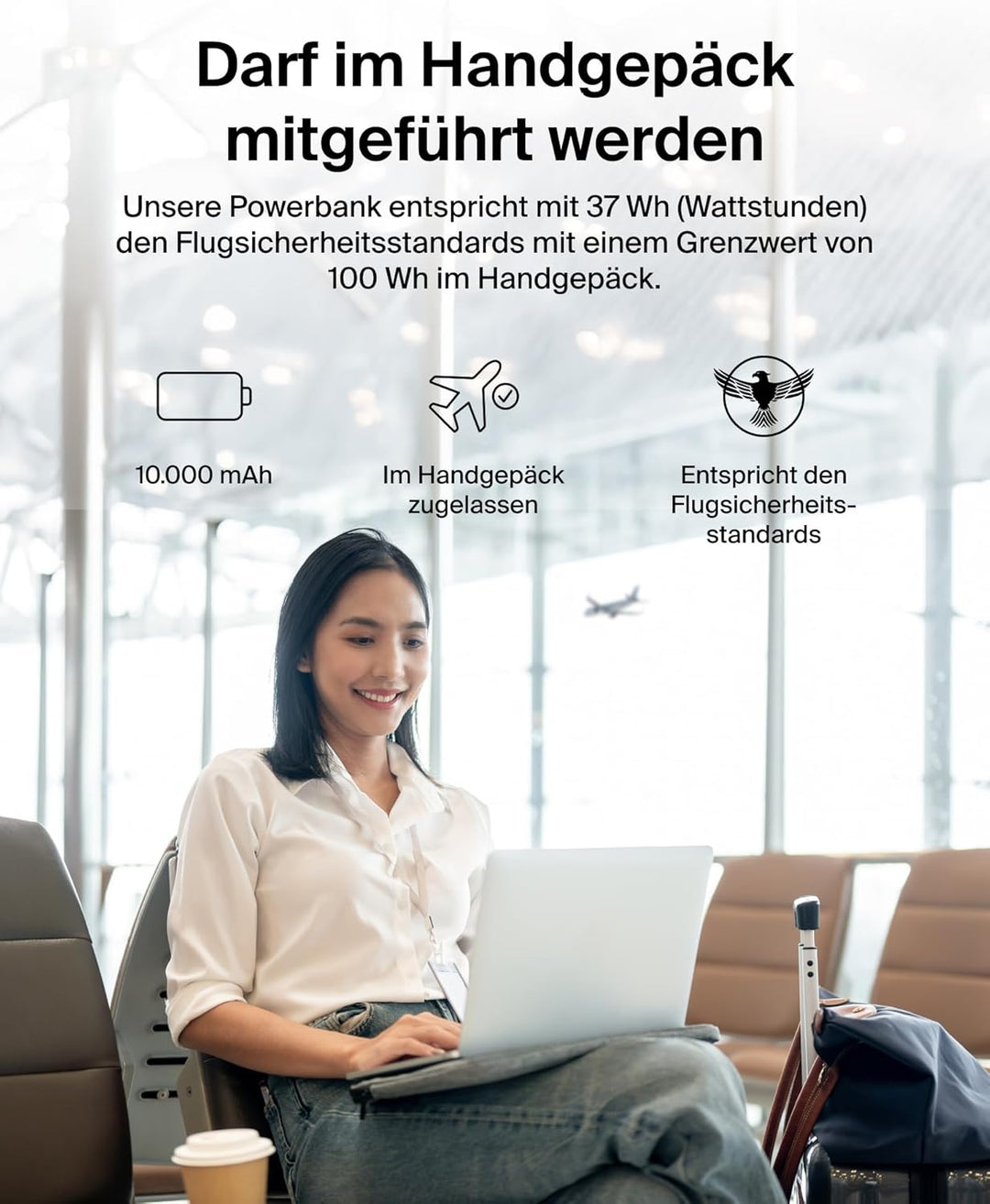 Belkin BOOSTCHARGE Plus 10K tragbares Ladegerät und Powerbank (10.000 mAh mit integriertem Lightning