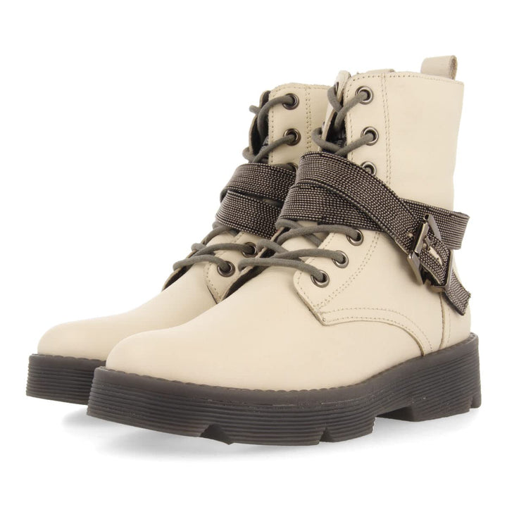 GIOSEPPO Mädchen Melk Bootsschuh 36 EU Gebrochenes Weiss, 36 EU Gebrochenes Weiss