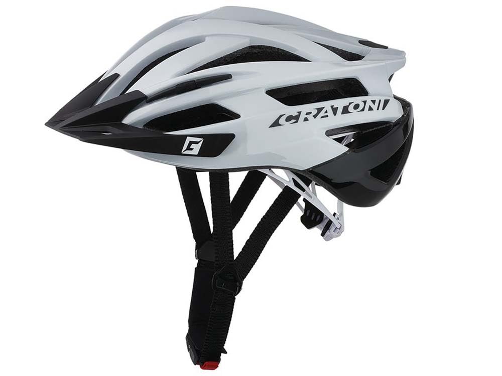 Cratoni Fahrradhelm Agravic S/M Blanco / Negro., S/M Blanco / Negro.