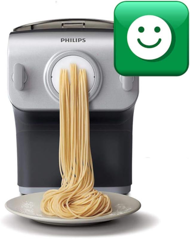 Pastidea - Matrize aus POM Knödel aus Neapolitan, Riesen, gestreift, kompatibel mit Philips Pastamak