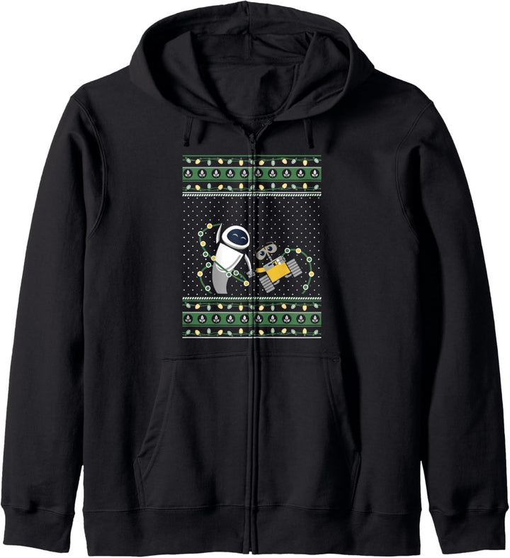 Disney Pixar Wall-E Eve Ugly Weihnachten Sweater Kapuzenjacke