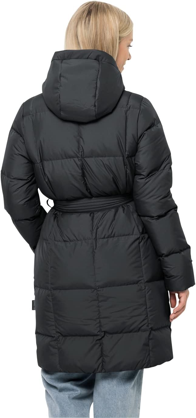 Jack Wolfskin Damen Frozen Lake Coat W Mantel, Schwarz
