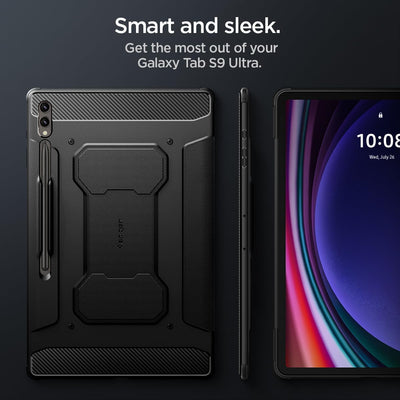 Spigen Rugged Armor Pro Hülle Entwickelt für Samsung Galaxy Tab S10 Ultra (2024) / S9 Ultra (2023) /