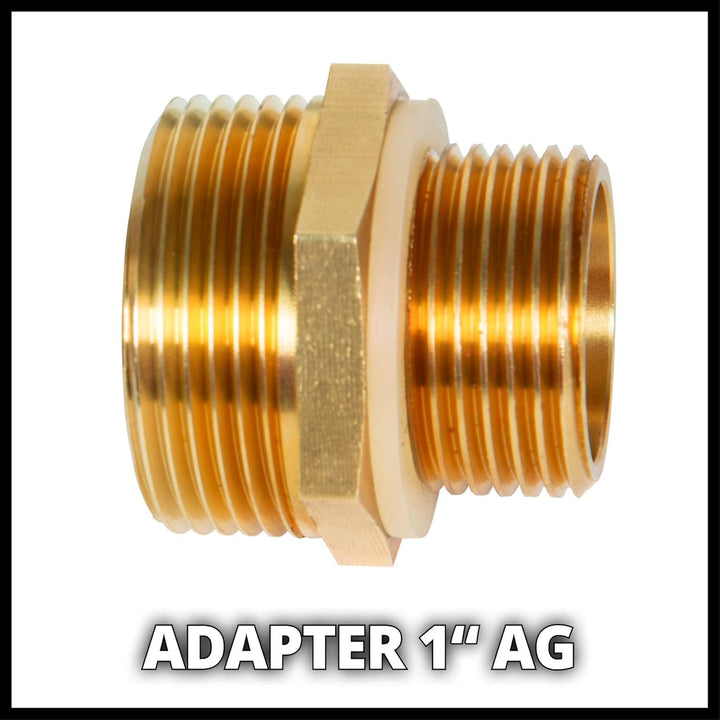 Original Einhell Saugschlauch 7 m Messing (Pumpen-Zubehör, 7 m Länge, Messinganschluss 42 mm 1 1/4 Z