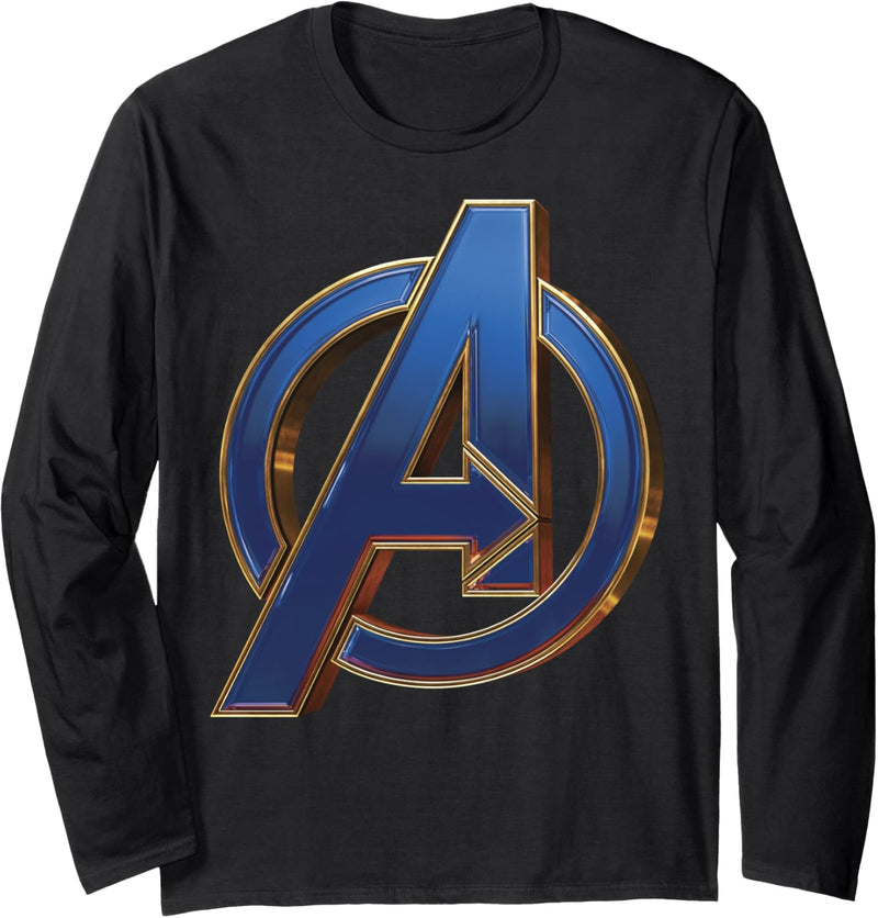 Marvel Avengers: Infinity War A Logo Langarmshirt