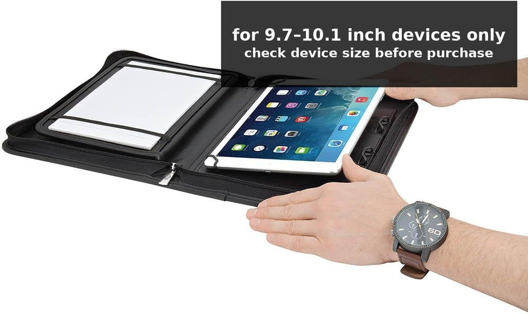 Wedo 5875901 Tablet Organizer Elegance (mit Universalhalter für Tablet PC (9,7 bis 10,1 Zoll)) schwa