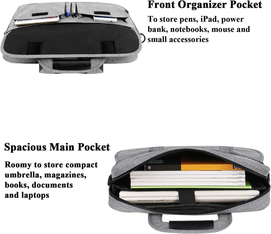 Taygeer Laptoptasche 15.6 Zoll, Wasserdicht Aktentasche Notebooktasche Laptop Umhängetasche Computer