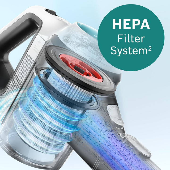 Bosch Akku-Staubsauger Unlimited 7 ProHygienic Aqua BKS71HYG4, kabellos, 2in1 Saugen &amp; Wischen, Knic
