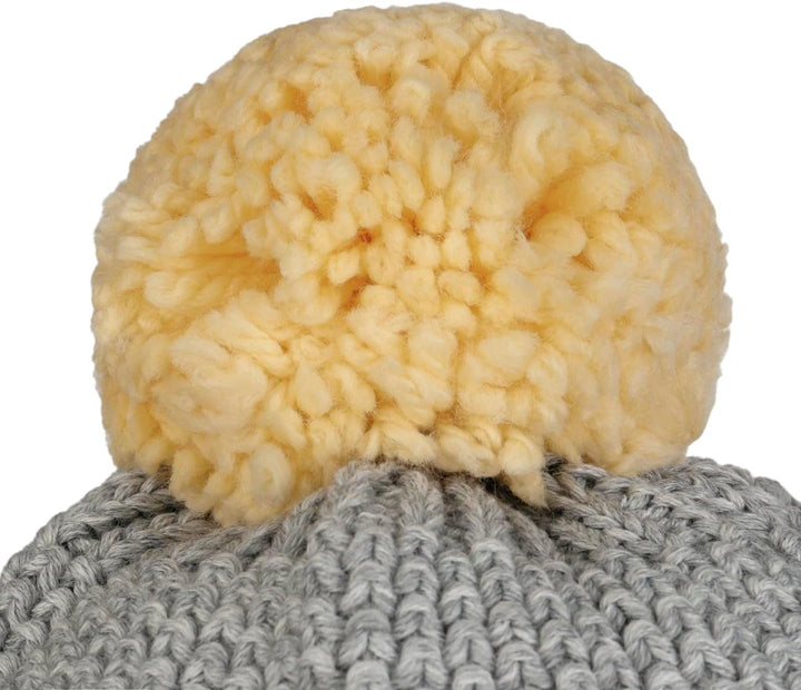 Eisbär Star Pompon MÜ SP nachtmeliert-Banana-hellgraum
