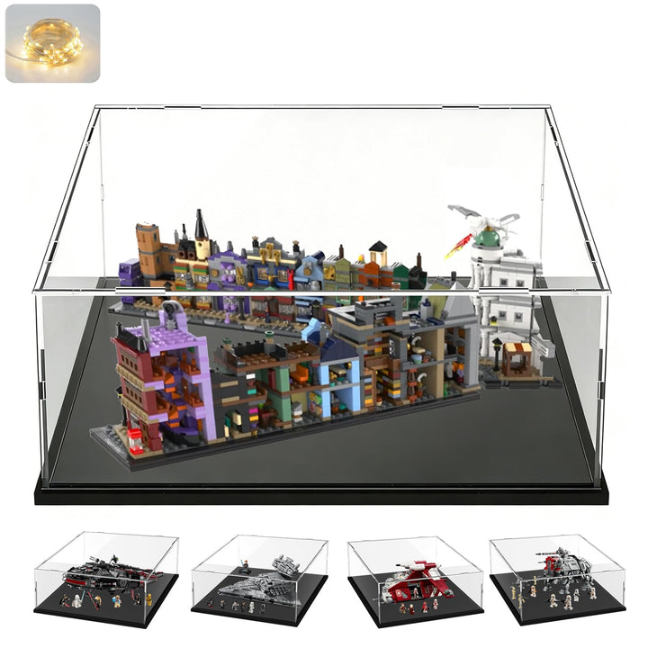 Acryl Vitrine Klar für Lego Actionfiguren Funko Pop Modell Skulptur Transparenter Plexiglas Display