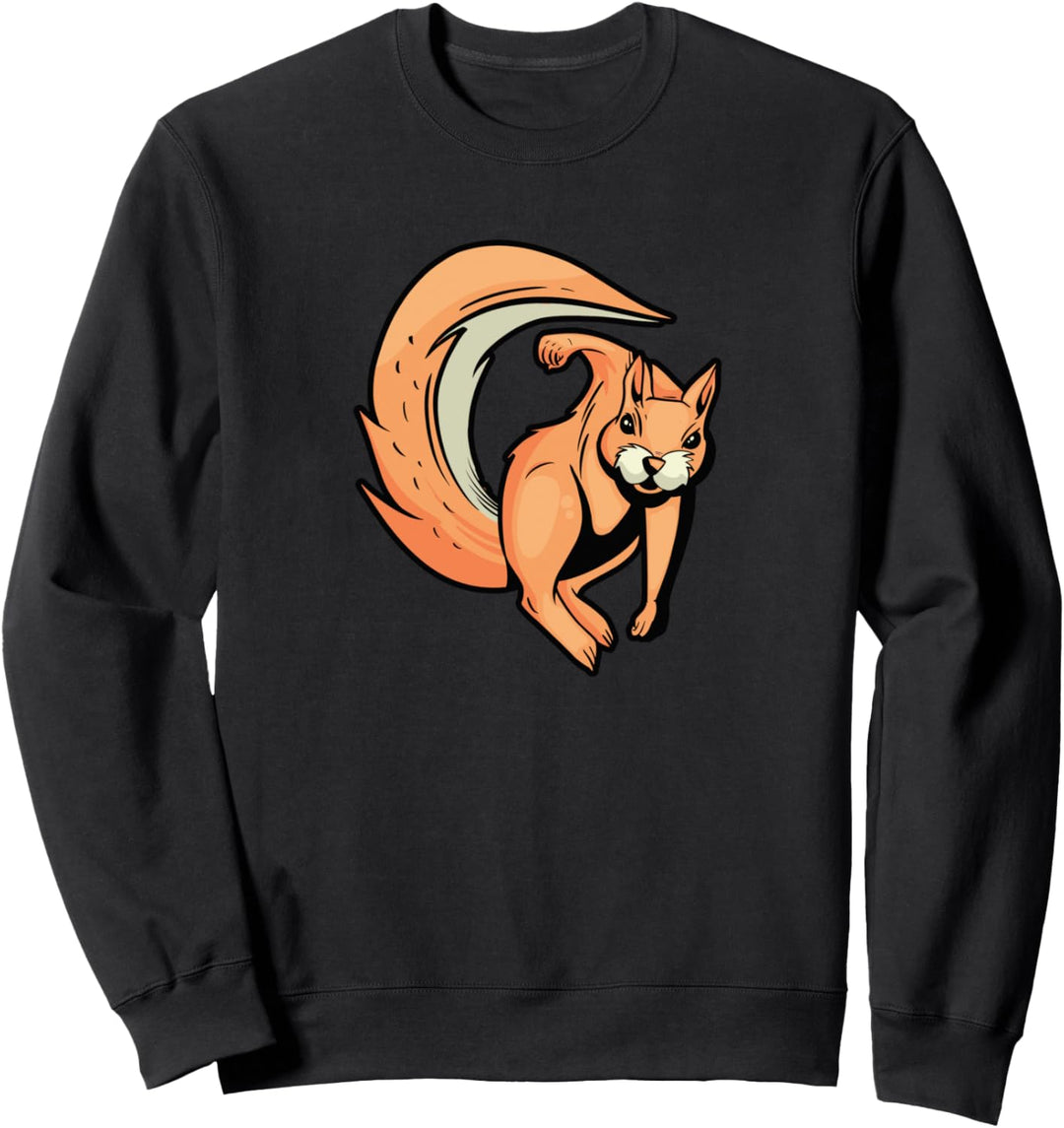 Eichhörnchen-Superhelden-Landing Meme Lustig Sweatshirt