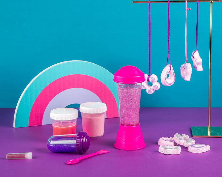 Clementoni Galileo Fun – Glitter-Labor, Basteln & Experimentieren mit Glitzer, Kreide/Schleim/Modell