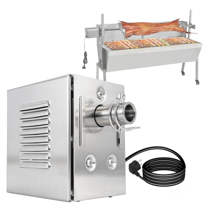 YJINGRUI 45W Grillmotor für Grillspiess, (150-200kg High Torque) Heavy Duty Grillmotoren, Grillspies
