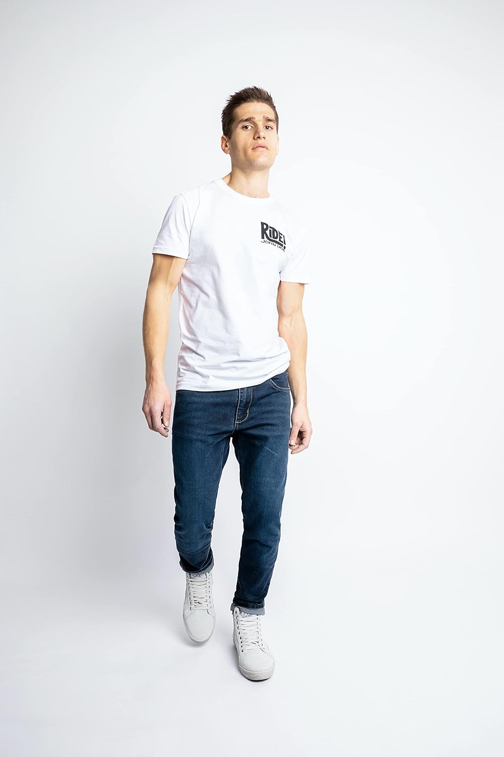 John Doe Dylan - Monolayer | CE - Zertifizierung AAA | Motorradhose | Atmungsaktiv | Motorrad Jeans