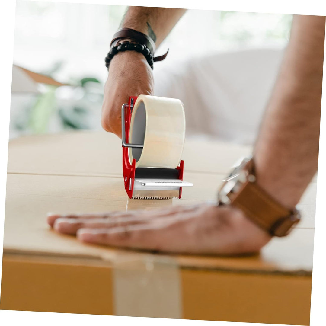NUOBESTY Metall Klebebandspender Mittel Mit Cutter Ergonomisch Leichter Verpackungsschneider Für Lag