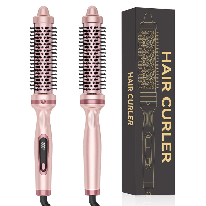 UKLISS Thermobürste 32mm, Thermal Brush LCD-Anzeige [160-200℃], Pro Ionische Thermo Rundbürste, Hot
