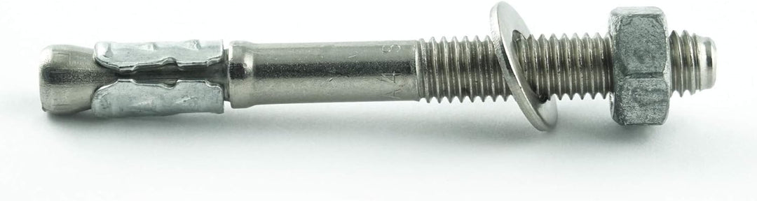 Eisenwaren2000 | M16 x 185/60 mm Bolzenanker (5 Stück) - ETA-Zulassung - Schwerlastdübel - Edelstahl