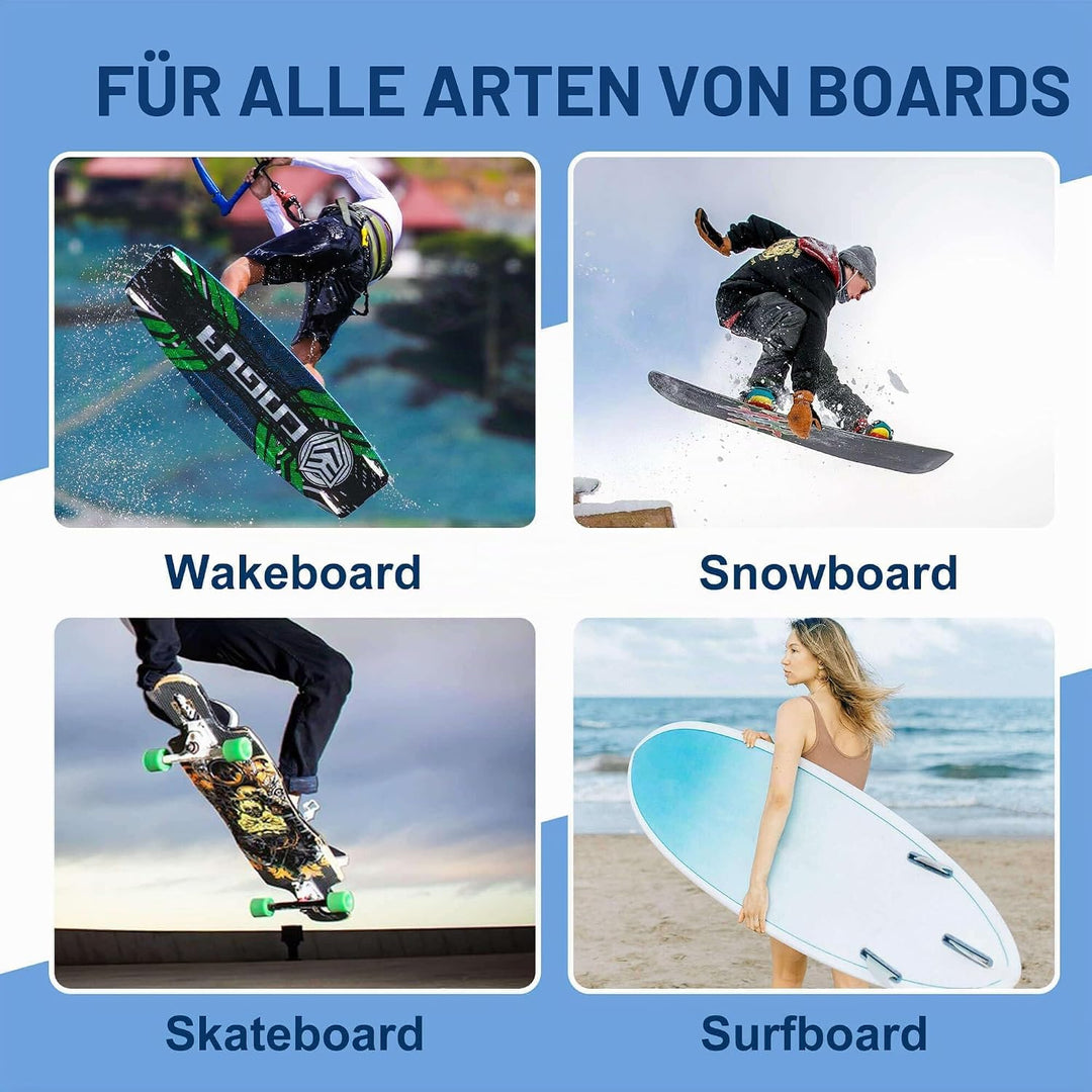 Hang 11 Surfbrett-Wandhalterung - Aufhänger für Surfboard Snowboard Longboard Wakeboard Kiteboard, s
