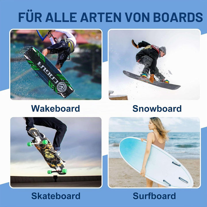 Hang 11 Surfbrett-Wandhalterung - Aufhänger für Surfboard Snowboard Longboard Wakeboard Kiteboard, s