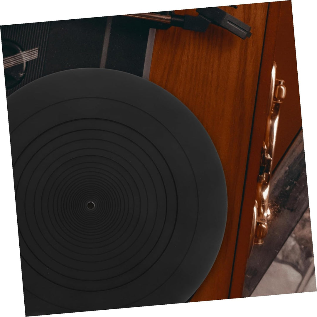 Toyvian Silikon Plattentellerauflage für Plattenspieler Antistatische Schutzmatte für Vinyl Schallpl