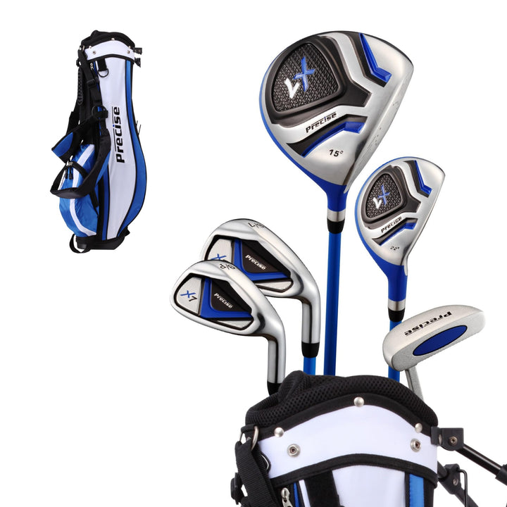 PreciseGolf Co. Precise X7 Junior Complete Golf Club Set for Children Kids - 3 Age Groups Boys & Gir
