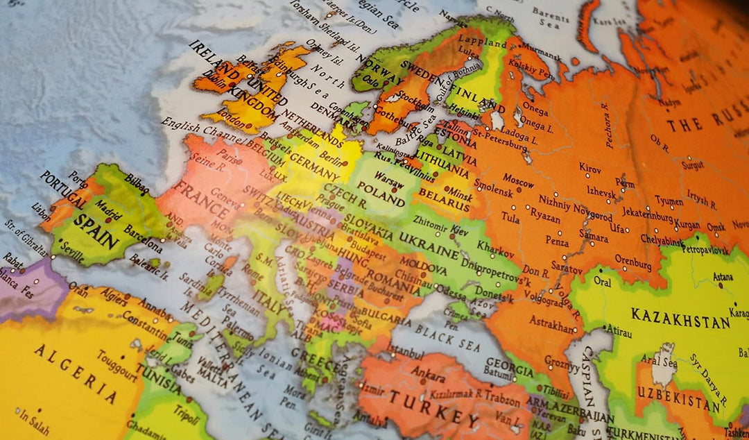 30cm Globus - Englische Karte - Schülerglobus Pädagogische/geografische/moderne Schreibtischdekorati