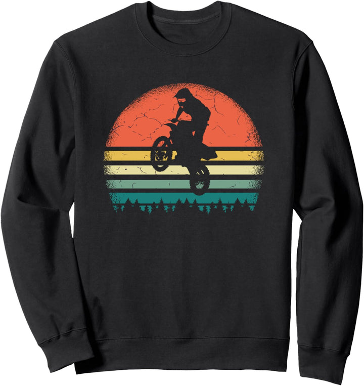 Dirtbike Vintage MX Motocross Sweatshirt