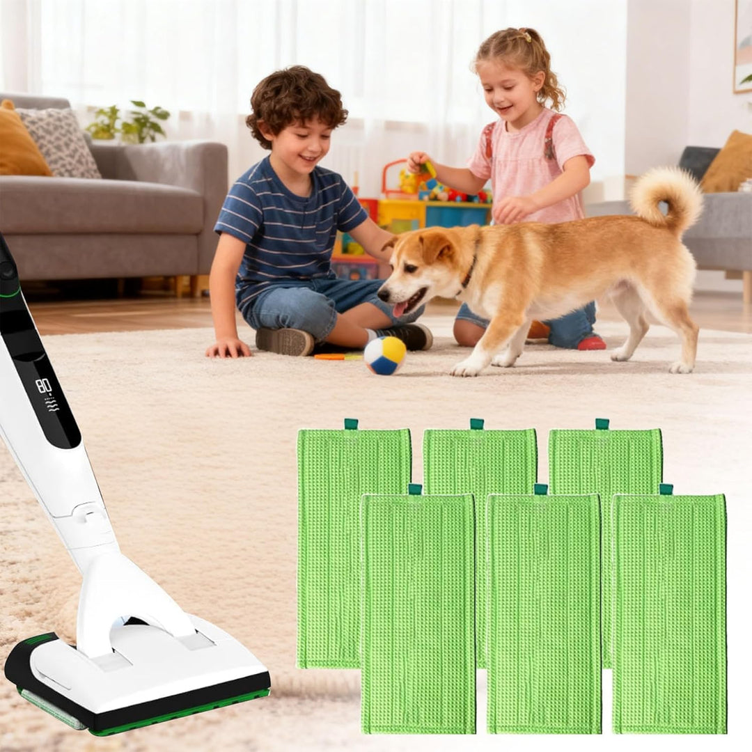 6 Stk Ersatz Mikrofaser Bodenwischer Pads Kompatibel mit Kobold SP600 SP600S, Vorwerk MF600 SP600 SP