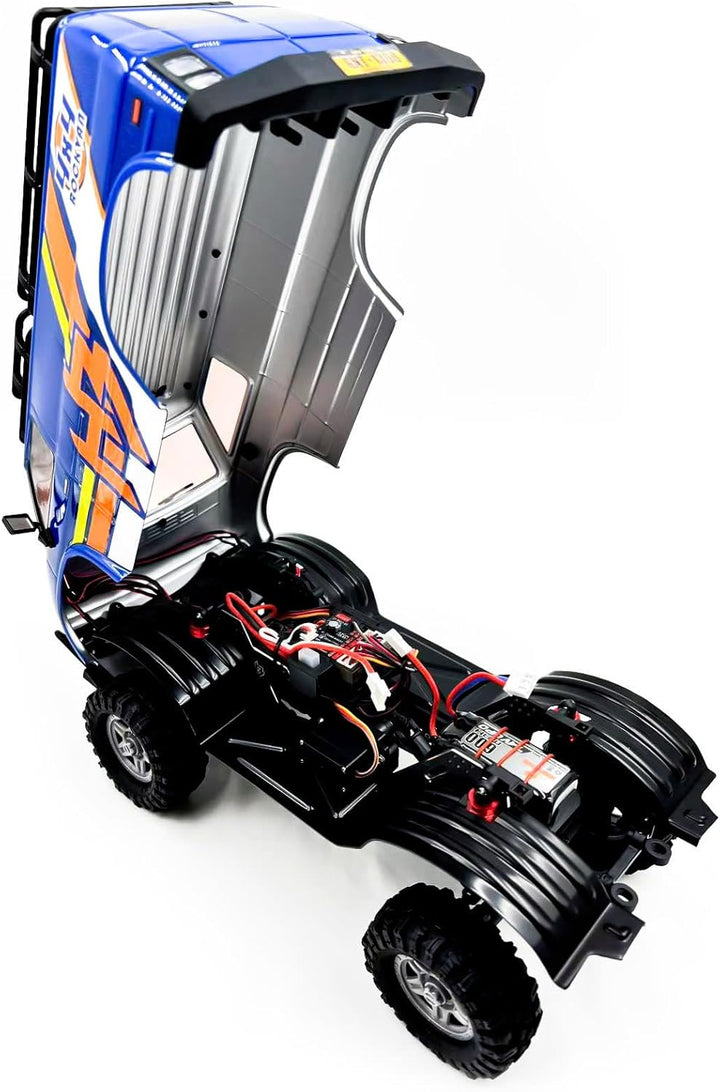 HOBBYPLUS CR18P EVO 2 RockVan RC Crawler - 1/18 Mini RC Crawler mit Zwei-Gang-Getriebe, Ganzmetallge