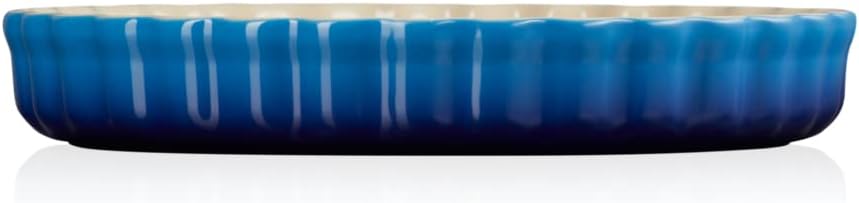 Le Creuset Tarteform aus Steinzeug, 28 cm, 2.1 Liter, Azure, 71120282200001 Azure 28 cm, Azure 28 cm
