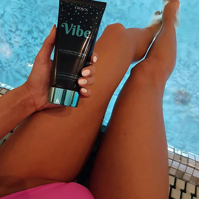 Onyx Vibe Solarium Creme ohne Selbstbräuner - Solarium Bräunungsbeschleuniger - Sonnencreme & Sonnen