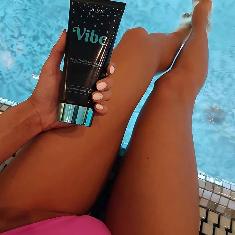 Onyx Vibe Solarium Creme ohne Selbstbräuner - Solarium Bräunungsbeschleuniger - Sonnencreme & Sonnen