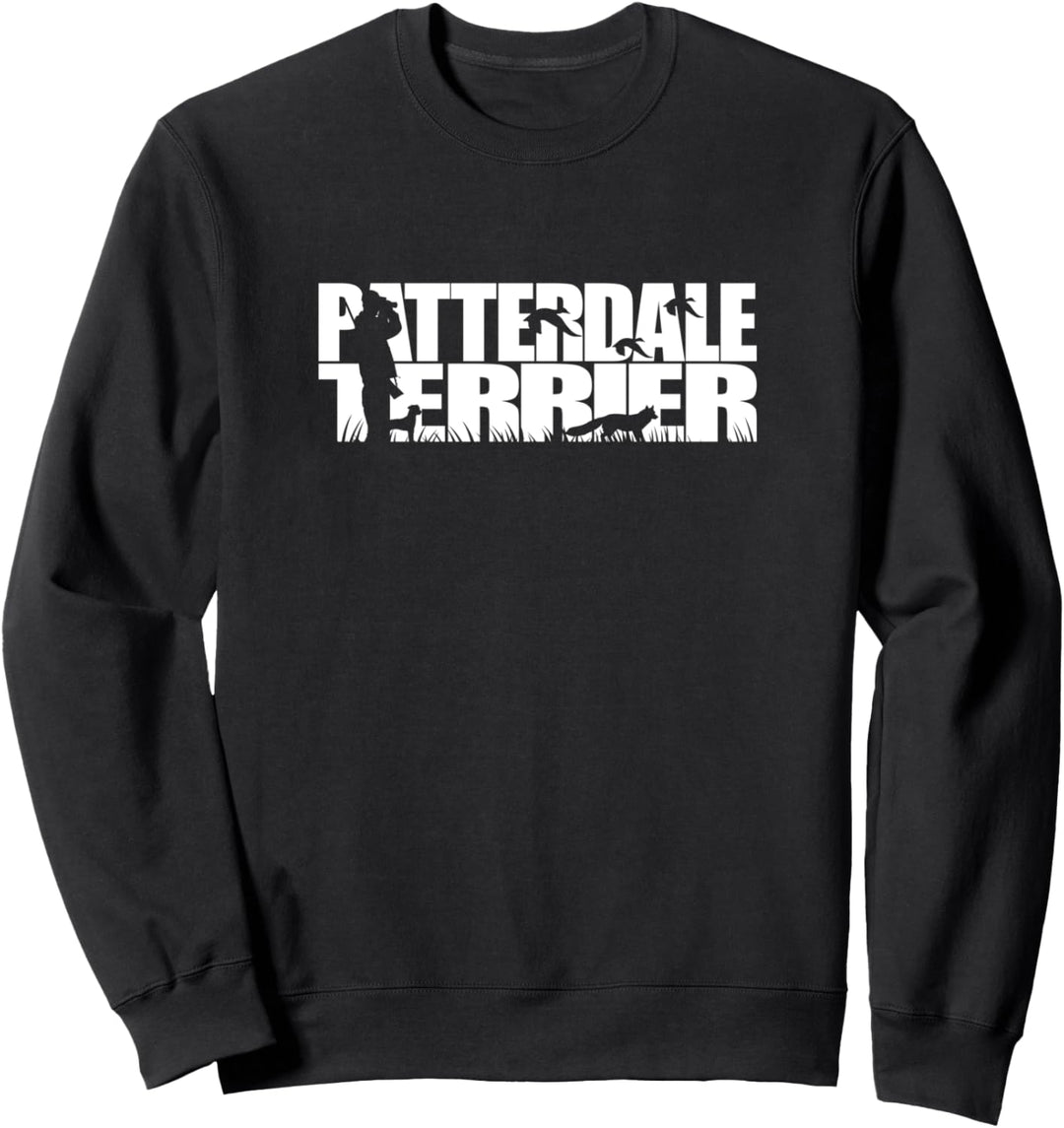 Patterdale Terrier Hunde Jagdhund Jäger Jagdhunde Sweatshirt