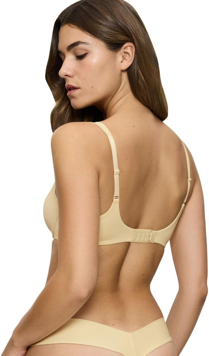 Triumph Damen Body Make-up Illusion Balconette Ex Bra 75E Honey Yellow, 75E Honey Yellow