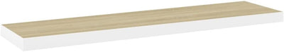 FIRBNUS 2 STK. Schweberegal 120x23,5x3,8 cm Floating Wall Shelf Hängeregal Wandregale Regale Regalbo